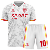 All Sports,昇華 サッカー ユニフォーム,上下セット,白,オリジナル ユニフォーム